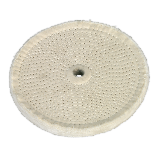 Sealey BG200BW 200 x 16mm Buffing Wheel 16mm Bore - Fine