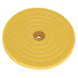 Sealey BG200BWC 200 x 16mm Buffing Wheel 16mm Bore - Coarse