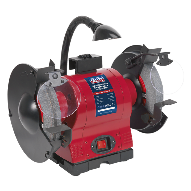 Sealey BG200WL 200mm Bench Grinder with Worklight 550W/230V
