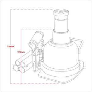 Sealey BJ10LE Low Profile Telescopic Bottle Jack 10 Tonne - additional view 11