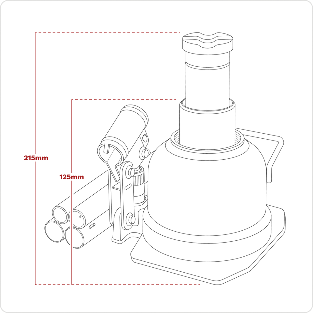 Sealey BJ10LE Low Profile Telescopic Bottle Jack 10 Tonne - additional view 16