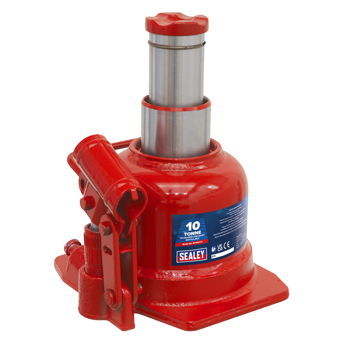 Sealey BJ10LE Low Profile Telescopic Bottle Jack 10 Tonne - additional view 2