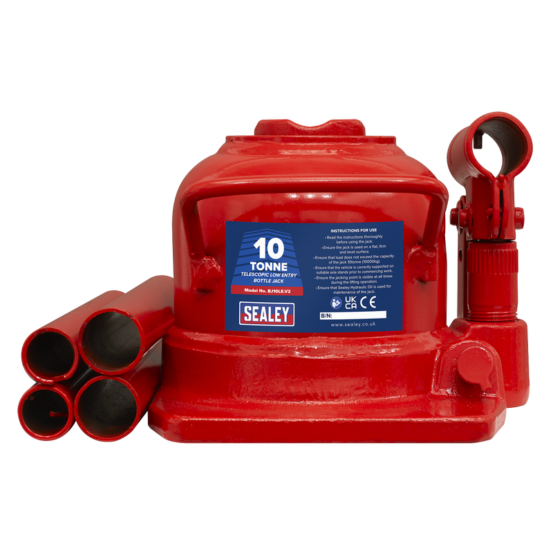 Sealey BJ10LE Low Profile Telescopic Bottle Jack 10 Tonne - additional view 7