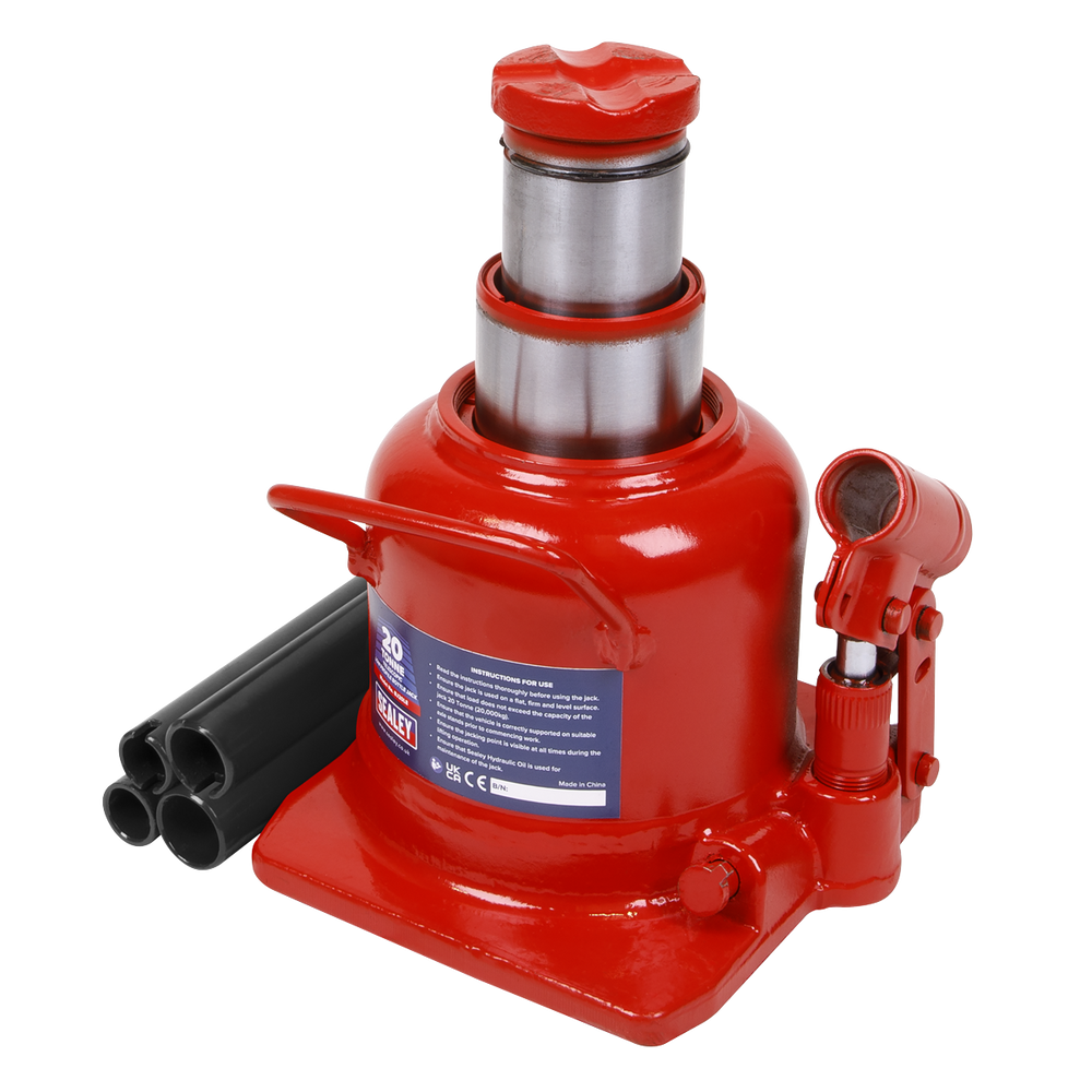 Sealey BJ20LE Low Profile Telescopic Bottle Jack 20 Tonne - additional view 4