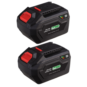 Sealey BK06 SV20 Series Power Tool Battery 20V 6Ah - Pack of 2