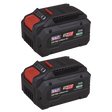 Sealey BK08 SV20 Series Power Tool Battery 20V 8Ah - Pack of 2