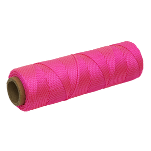 Sealey BLP1 Braided Nylon Brick Line 76m - Pink