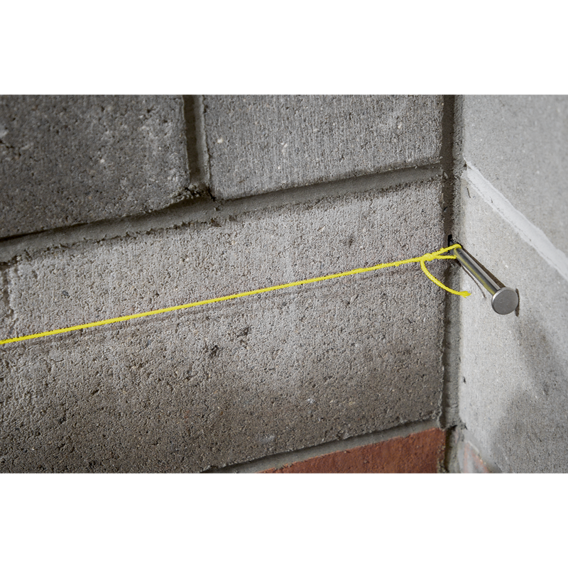 Sealey BLY1 Braided Nylon Brick Line 76m - Yellow - additional view 5