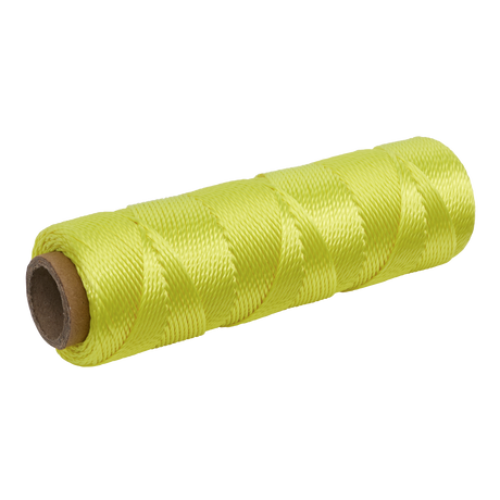 Sealey BLY1 Braided Nylon Brick Line 76m - Yellow