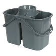 Sealey BM07 Mop Bucket 15L - 2 Compartment