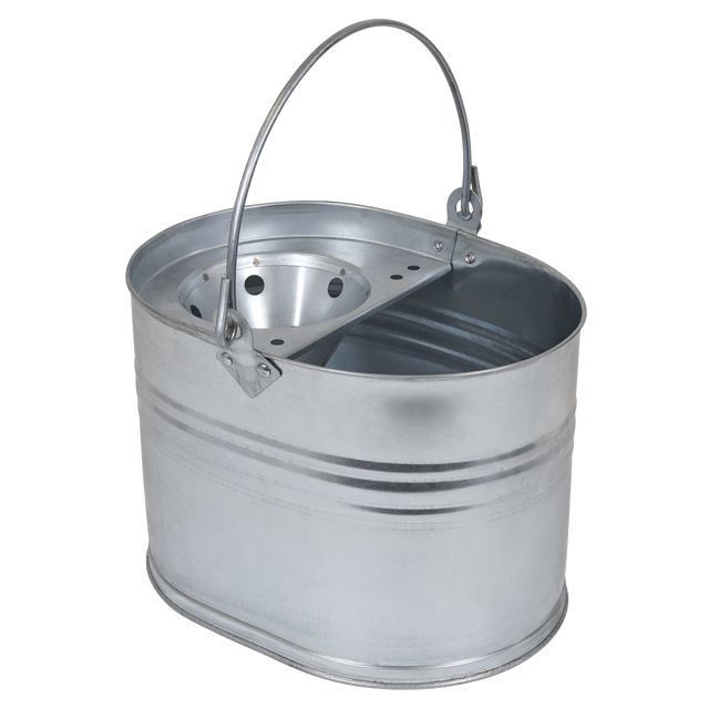 Sealey BM08 Mop Bucket 13L - Galvanized