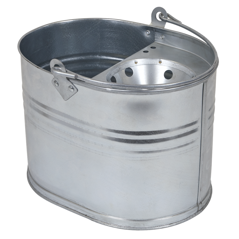 Sealey BM08 Mop Bucket 13L - Galvanized - additional view 3