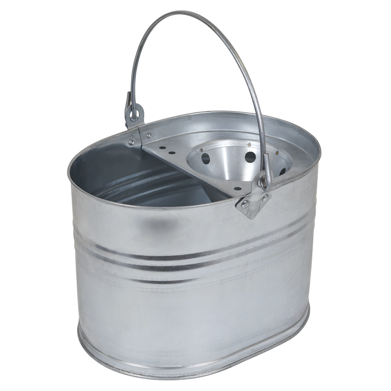 Sealey BM08 Mop Bucket 13L - Galvanized - additional view 2