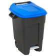 Sealey BM100PB Refuse/Wheelie Bin with Foot Pedal 100L - Blue