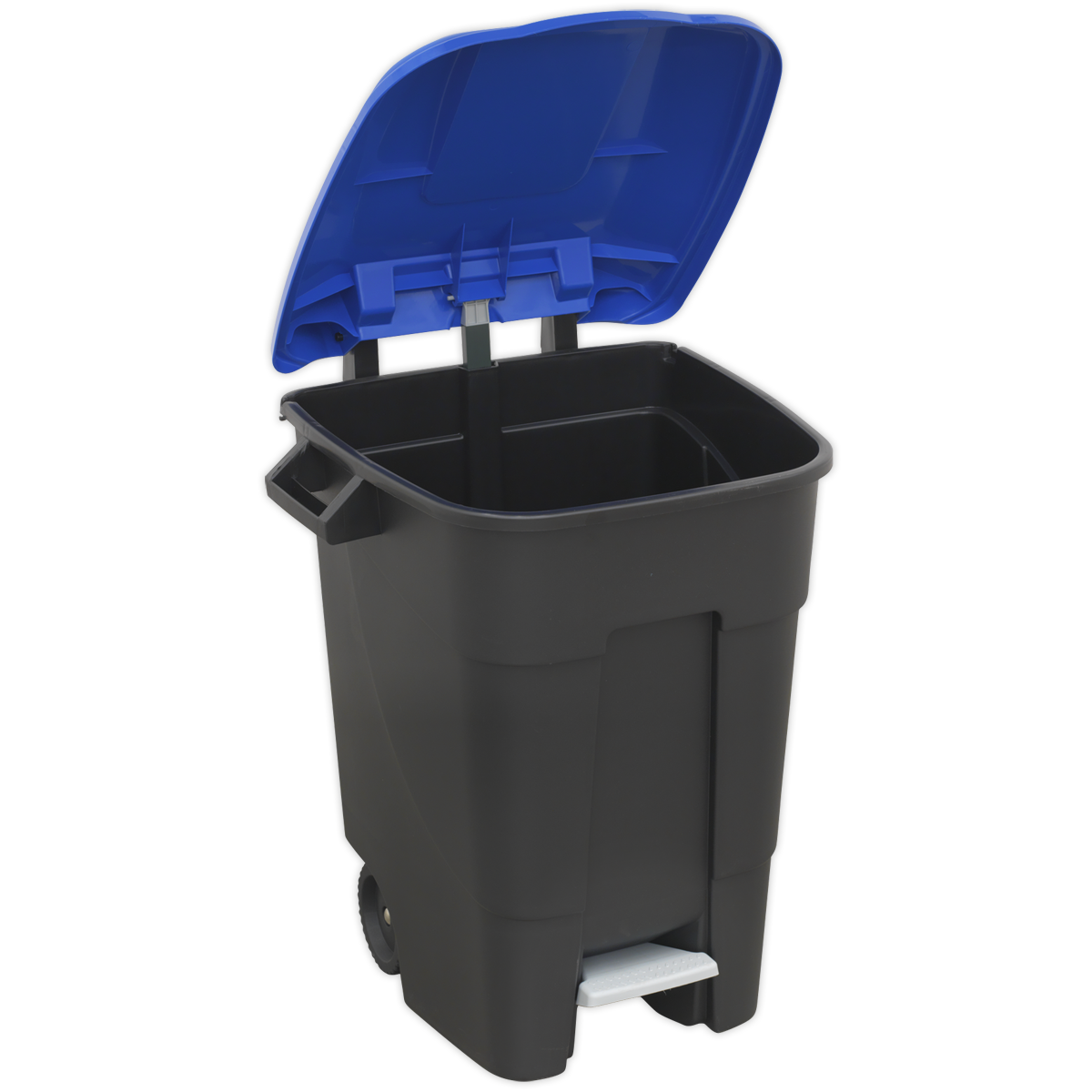 Sealey BM100PB Refuse/Wheelie Bin with Foot Pedal 100L - Blue - additional view 3
