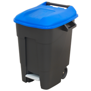 Sealey BM100PB Refuse/Wheelie Bin with Foot Pedal 100L - Blue - additional view 2