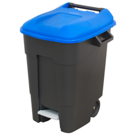 Sealey BM100PB Refuse/Wheelie Bin with Foot Pedal 100L - Blue - additional view 2