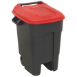 Sealey BM100R Refuse/Wheelie Bin 100L - Red