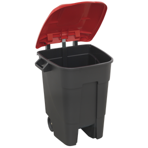 Sealey BM100R Refuse/Wheelie Bin 100L - Red - additional view 2