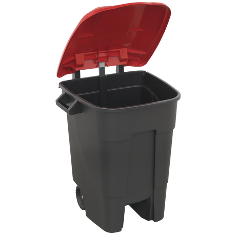 Sealey BM100R Refuse/Wheelie Bin 100L - Red - additional view 2