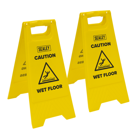 Sealey BM120 Wet Floor Signs - Pack of 2 - additional view 2