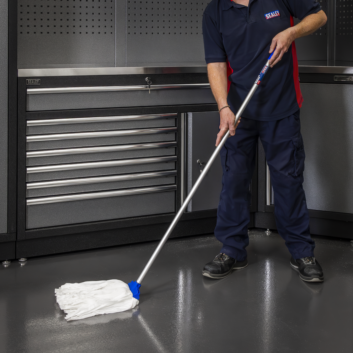 Sealey BM14 Aluminium Mop with Disposable Head - additional view 7