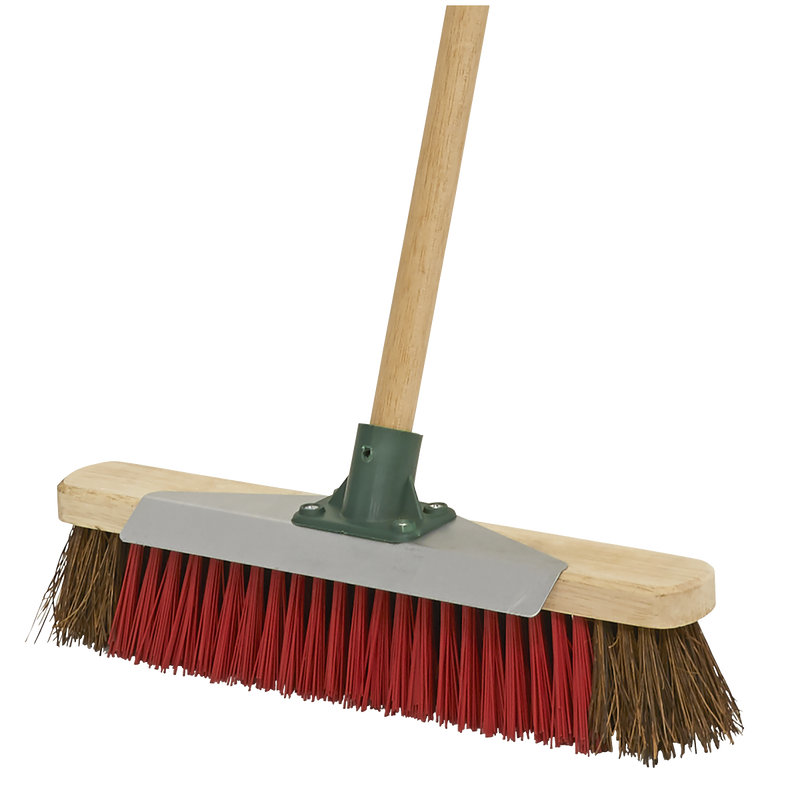Sealey BM16SC Heavy-Duty Stiff/Hard Bristle Broom with Scraper 16"(405mm) - additional view 5