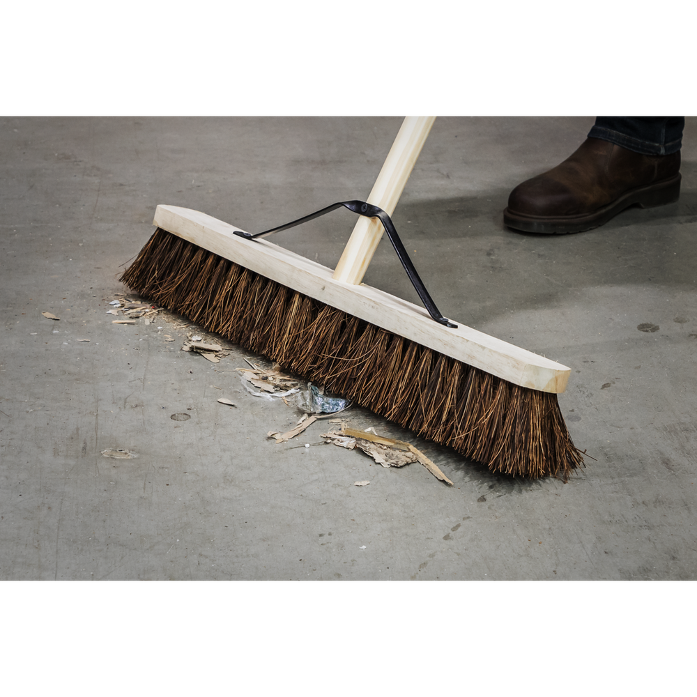 Sealey BM24H Stiff/Hard Bristle Broom 24"(600mm) - additional view 7