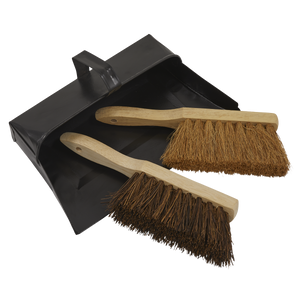 Sealey BM26 Dustpan & Brushes Metal