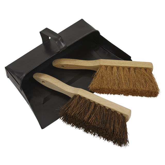 Sealey BM26 Dustpan & Brushes Metal