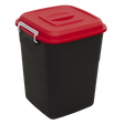 Sealey BM50R Refuse/Storage Bin 50L - Red