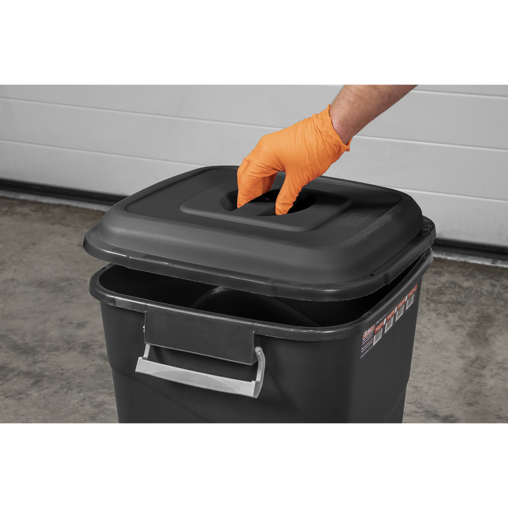 Sealey BM50 Refuse/Storage Bin 50L - Black - additional view 8