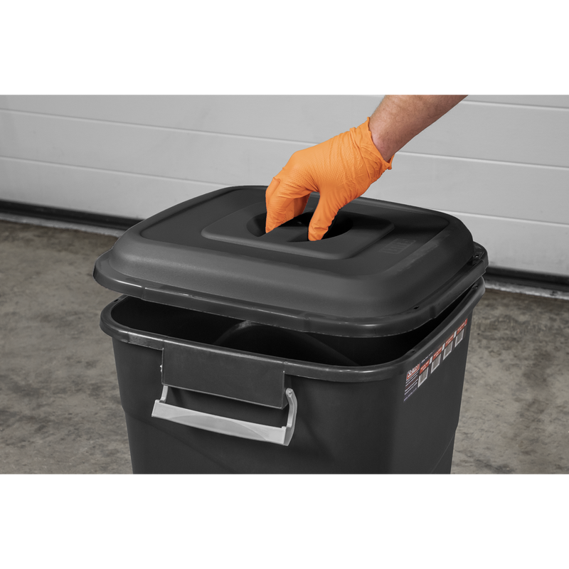 Sealey BM50 Refuse/Storage Bin 50L - Black - additional view 8