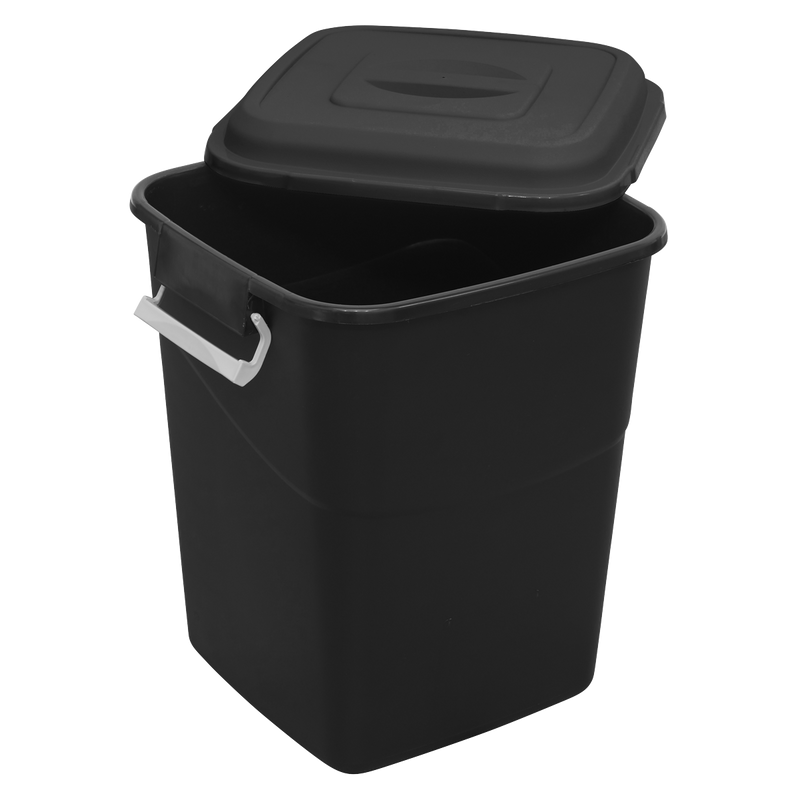 Sealey BM50 Refuse/Storage Bin 50L - Black - additional view 2