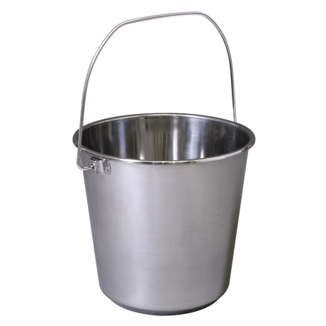 Sealey BM8L Stainless Steel Bucket 12L