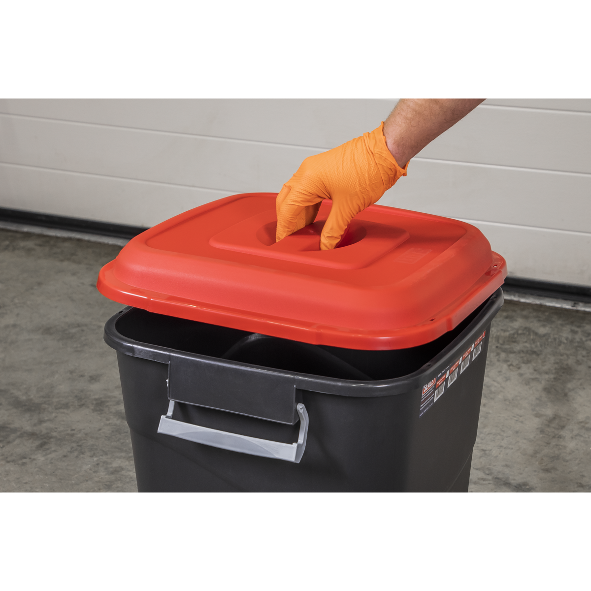 Sealey BM95R Refuse/Storage Bin 95L - Red - additional view 6