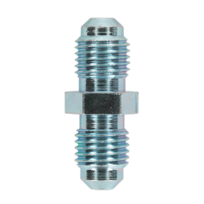 Sealey BN3824MC Brake Tube Connector Male to Male 3/8"UNF x 24tpi - Pack of 10