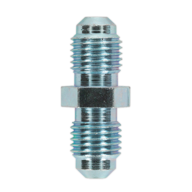 Sealey BN3824MC Brake Tube Connector Male to Male 3/8"UNF x 24tpi - Pack of 10