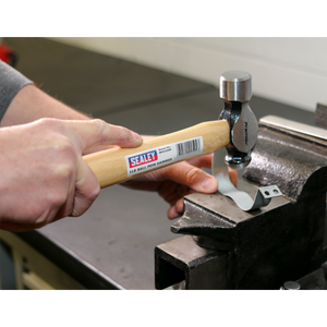 Sealey BPH16 Premier Ball Pein Hammer with Hickory Shaft 1lb - additional view 2