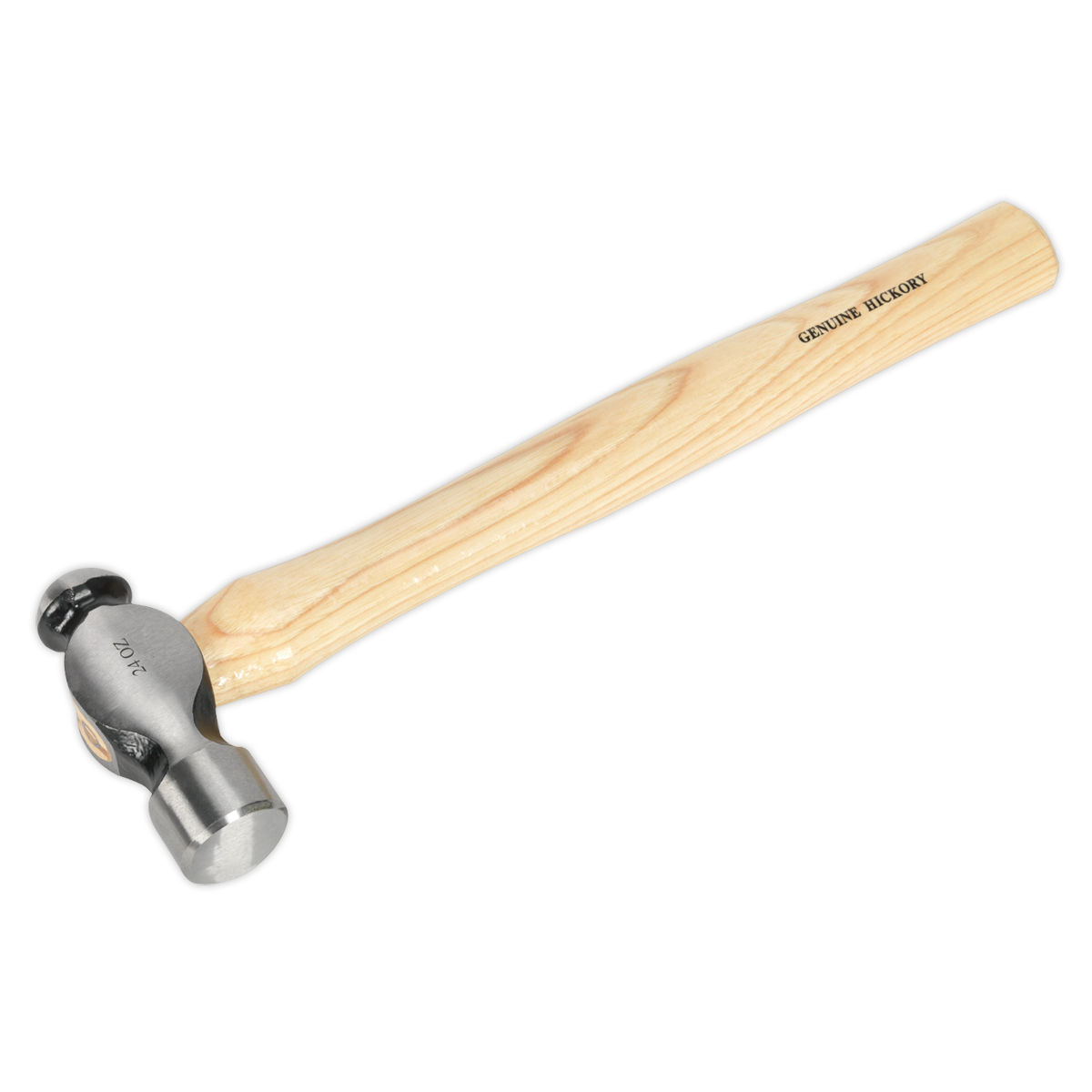 Sealey BPH24 Premier Ball Pein Hammer with Hickory Shaft 1.5lb