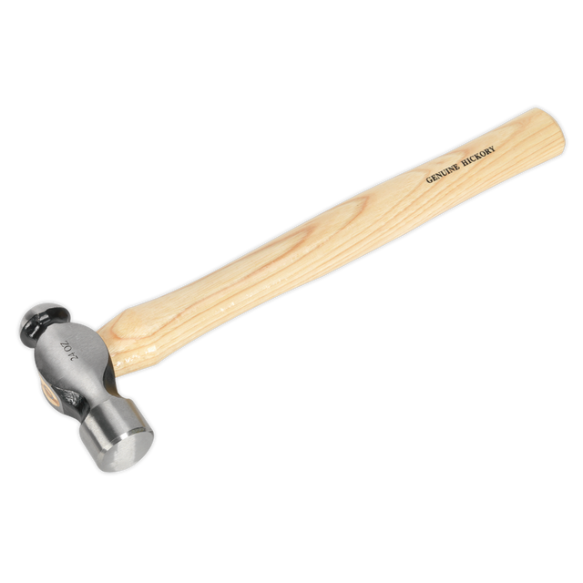 Sealey BPH24 Premier Ball Pein Hammer with Hickory Shaft 1.5lb