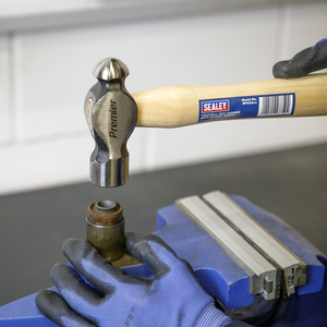 Sealey BPH24 Premier Ball Pein Hammer with Hickory Shaft 1.5lb - additional view 2