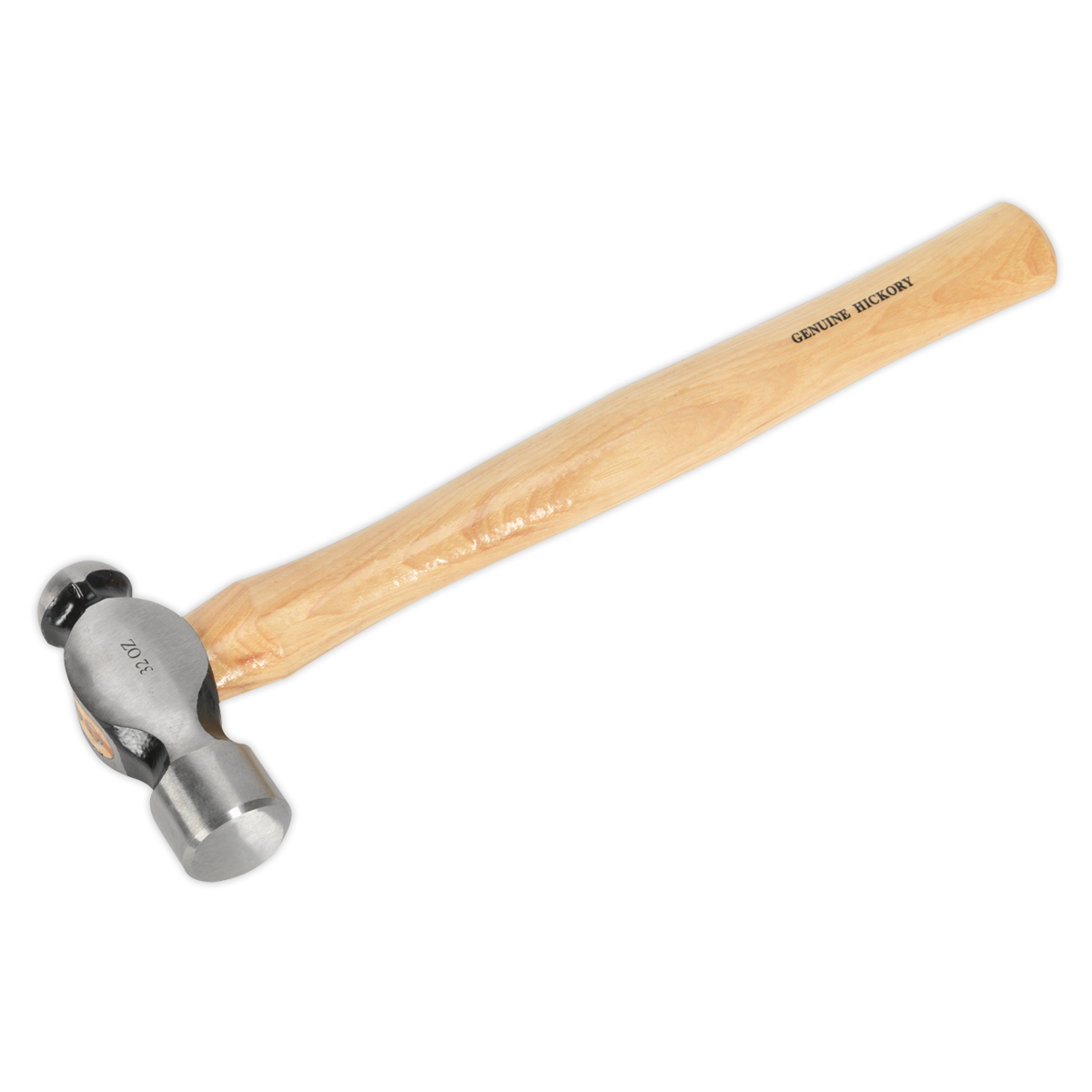Sealey BPH32 Premier Ball Pein Hammer with Hickory Shaft 2lb