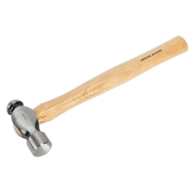 Sealey BPH32 Premier Ball Pein Hammer with Hickory Shaft 2lb