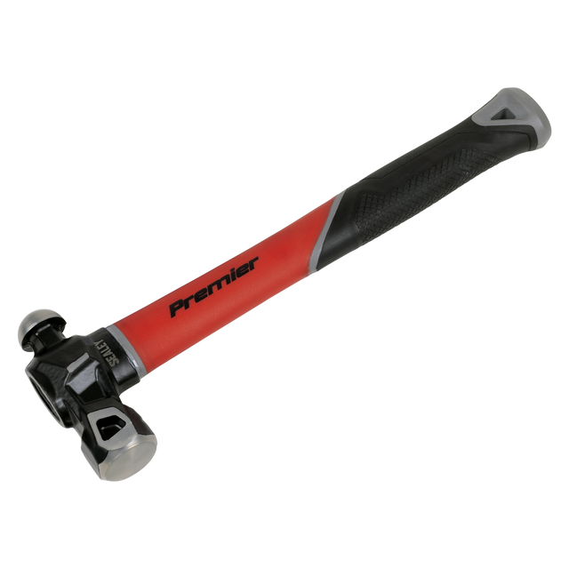 Sealey BPHG16 Premier Ball Pein Hammer with Fibreglass Shaft 16oz