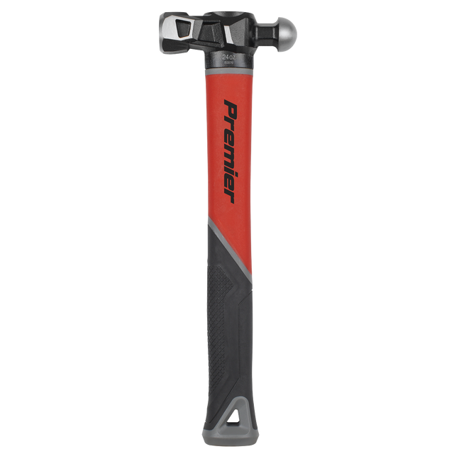 Sealey BPHG24 Premier Ball Pein Hammer with Fibreglass Shaft 24oz