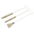 Sealey BSGC/3 Spray Gun Cleaning Brush Set 3pc