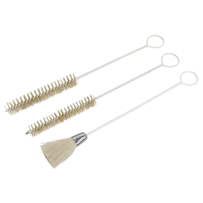 Sealey BSGC/3 Spray Gun Cleaning Brush Set 3pc