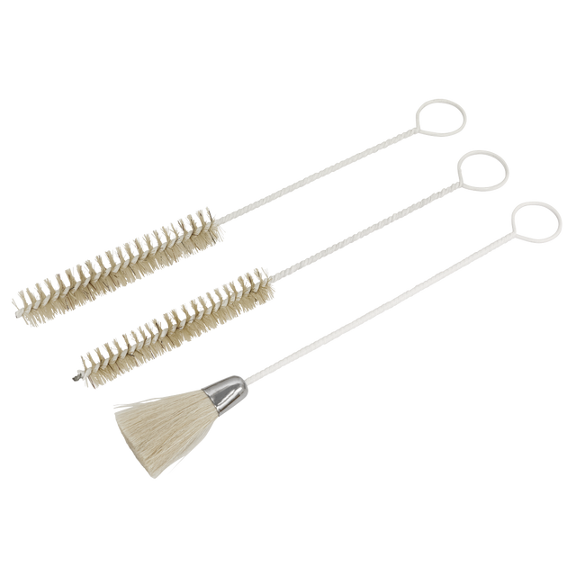 Sealey BSGC/3 Spray Gun Cleaning Brush Set 3pc