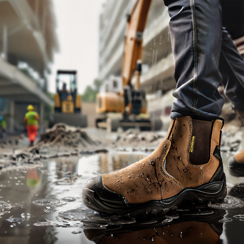 Buckbootz BSH006 Buckshot Waterproof Safety Dealer Boots